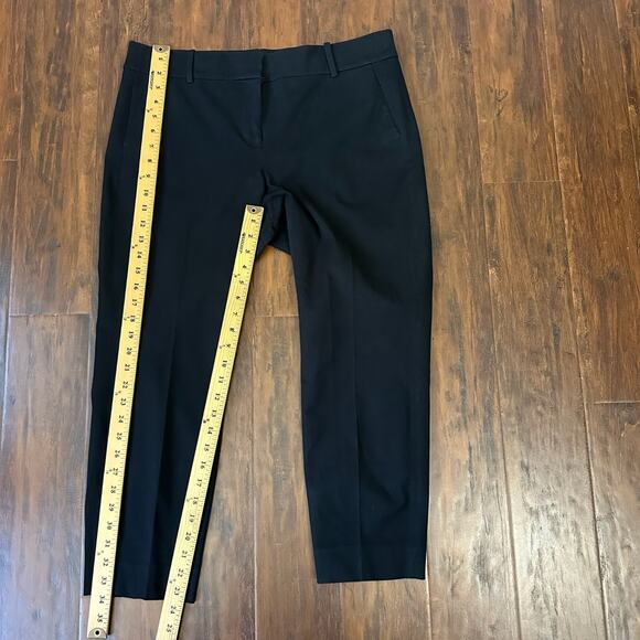 J. CREW Cameron Pants Black Slim Ankle Straight Leg Trouser Preppy - Picture 12 of 13